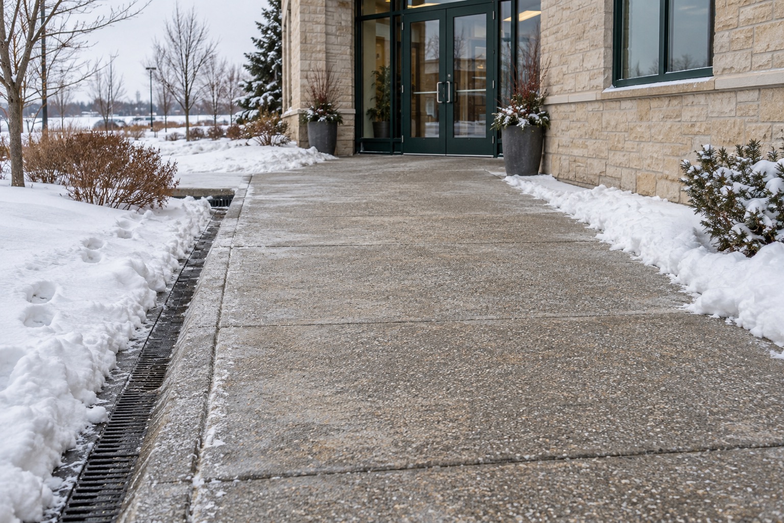 Illustrative winter property context for this planning guide.